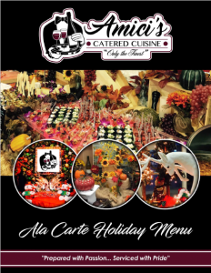 Ala Carte Holiday Catering Menu