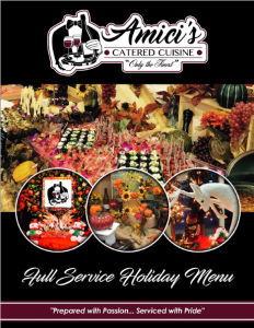 Full Service Holiday Catering Menu
