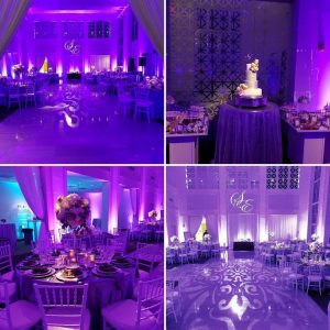 Four Photo View of a Wedding Venue