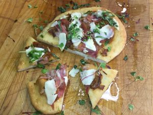 Prosciutto, Candied Pear and Shaved Parmesan